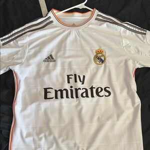 Adidas Real Madrid White Jersey - Bale - Barely Worn